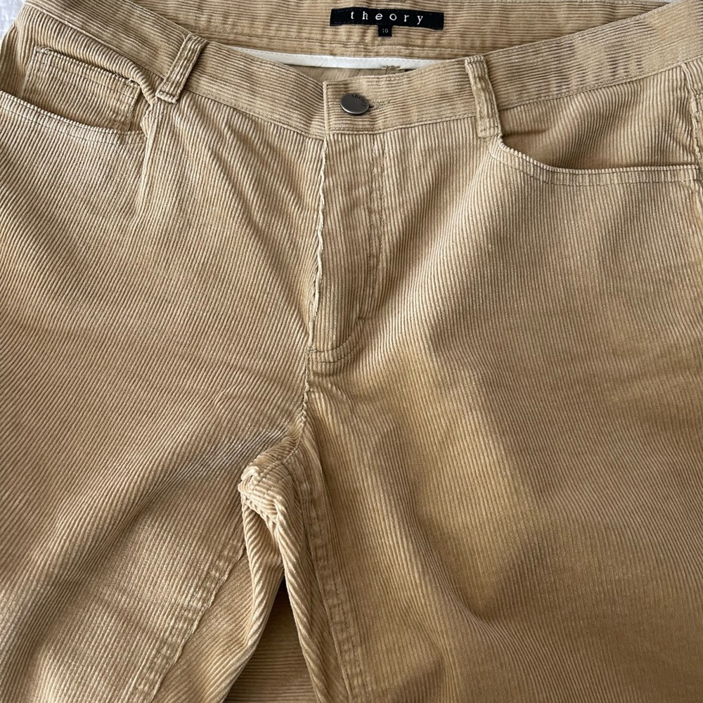 Theory Women’s Tan Corduroy Pants